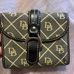 Dooney & Bourke Black and White Checkered Wallet